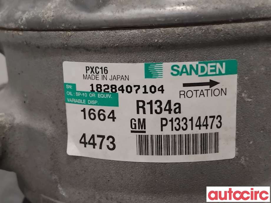 Aircondition kompressor til Opel Insignia A 2009-2014 (OPEL|22827736|PXC161664|22913889)