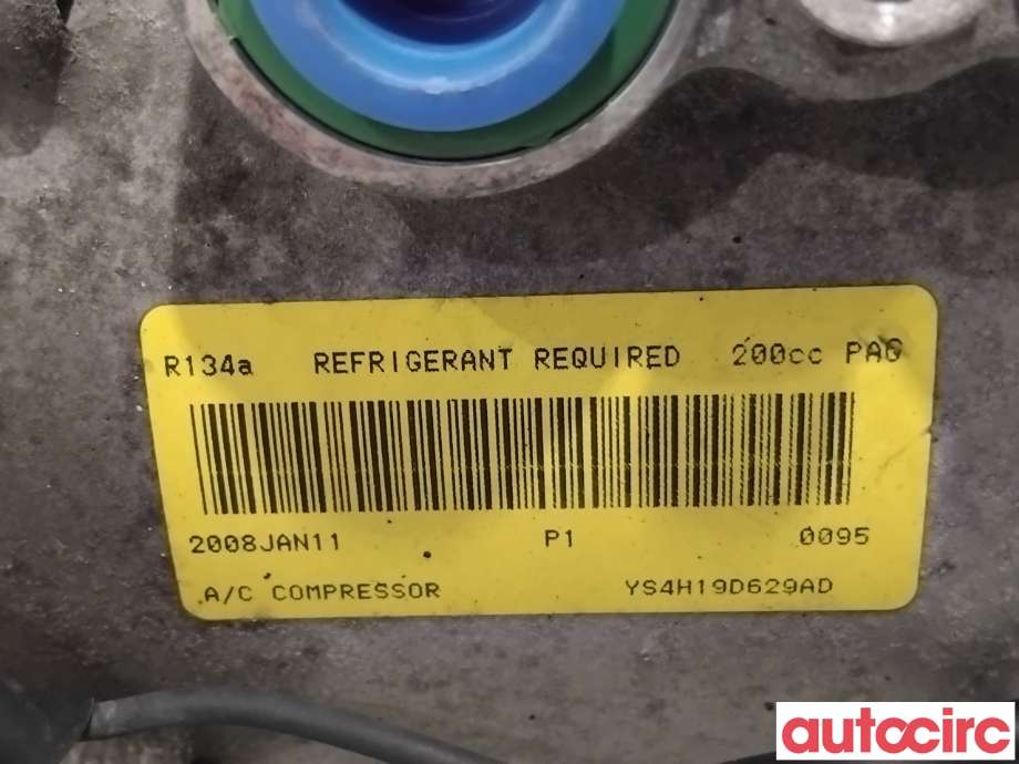 Aircondition kompressor til Ford Fusion 2002-2012  (FORD|1578406|YS4H19D629AD|1828202)