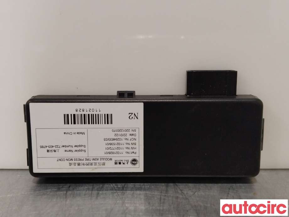 Sensor dekktrykk til MG Marvel R, 2021-->>  (MG|11021828)