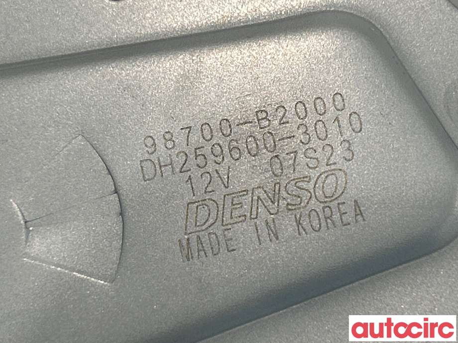 Viskermotor bakrute til Kia Soul 2014-2019 (Type II)  (KIA|98710B2000|DH259600-3010|98700-B2000)