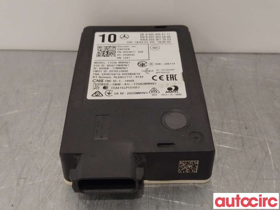 Sensor radar til Mercedes EQC 2019-->> (MERCEDES|A0009054111)