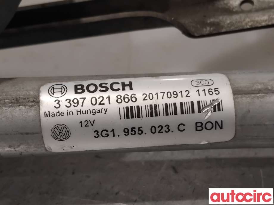 Viskermotor frontrute til VW Passat 2015-2019 (Fase 1) (B8) (B8) (VOLKSWAGEN|3G1955023D|1397220691|3G1955023L)