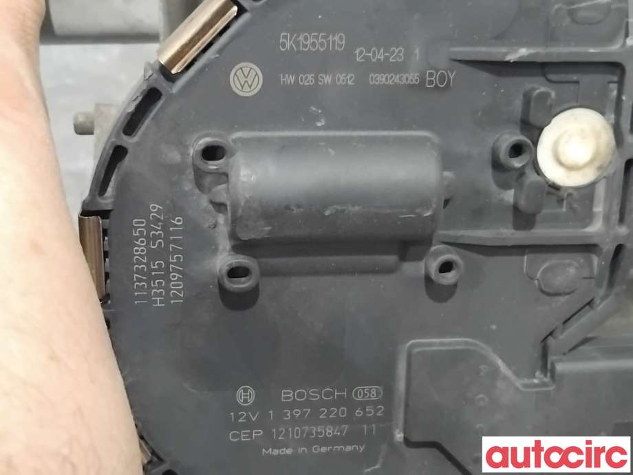 Viskermotor frontrute til VW Golf VI 2008-2012  (VOLKSWAGEN|1Q1955119C|1397220652|5K1955023)
