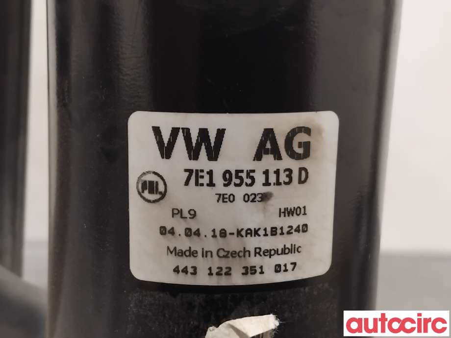 Viskermotor frontrute til VW Transporter / Caravelle 2015-2019 (T6) (T6) (VOLKSWAGEN|7E1955113D|443122351017|7E1955113G)