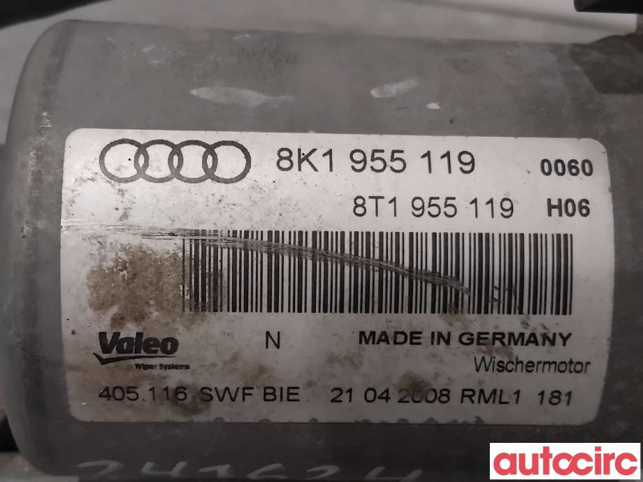 Viskermotor frontrute til Audi A4 2007-2014 (Type IV) (B8) (B8) (AUDI|8K1955023C|405116|8K1955023E)