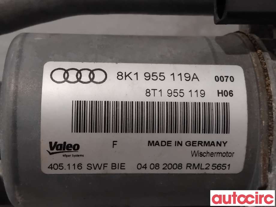 Viskermotor frontrute til Audi A4 2007-2014 (Type IV) (B8) (B8) (AUDI|8K1955023C|405116|8K1955023E)