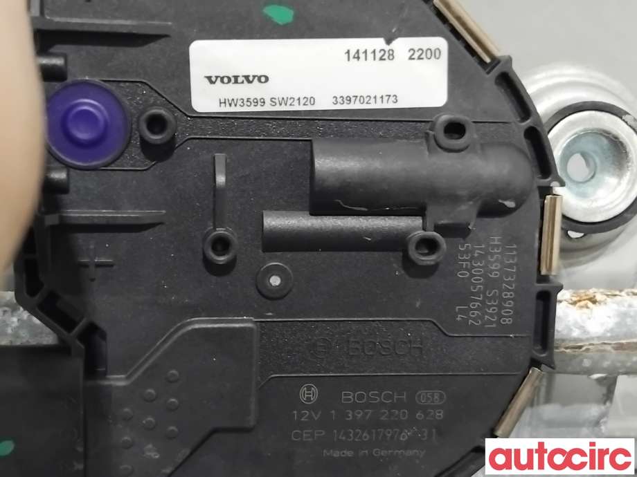 Viskermotor frontrute til Volvo V60/V60 CC 2013-2018 (Type I, Fase 2)  (VOLVO|30753493|1397220628)