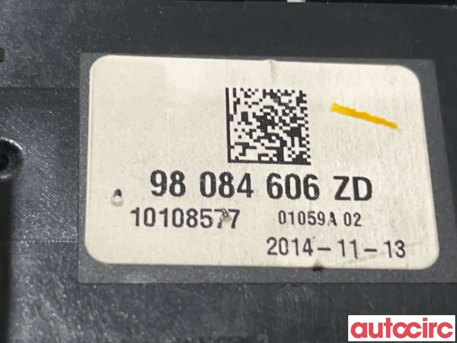 Bryter diverse til Peugeot 3008 2009-2016 (Type I)  (PEUGEOT|98084606ZD|)