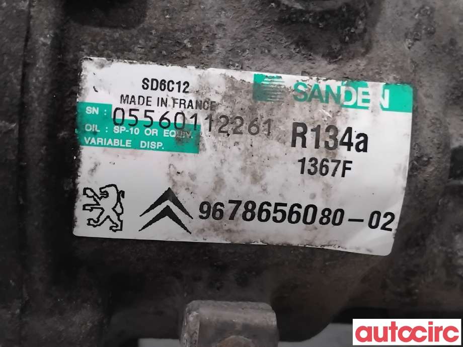 Aircondition kompressor til Citroën Berlingo 2008-2015 (Type II, Fase 1)  (CITROEN|648701|SD6C121367|1671553680)