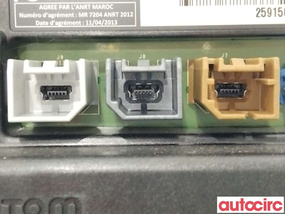 Multimedia display (MCU - Media Controller Unit) til Renault Zoe 2013-2019 (Fase 1)  (RENAULT|259150423R)