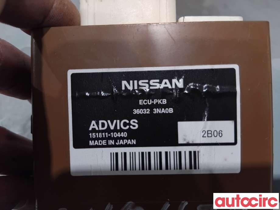Styreenhet elektrisk parkbrems (EPB - Electric Parking Brake) til Nissan Leaf 2011-2017 (Type I)  (NISSAN|360323NA0B|151811-10440)
