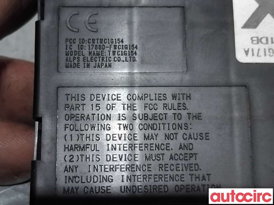 Styreenhet nøkkelfri/keyless til Nissan Leaf 2011-2017 (Type I)  (NISSAN|285951KA1A|)