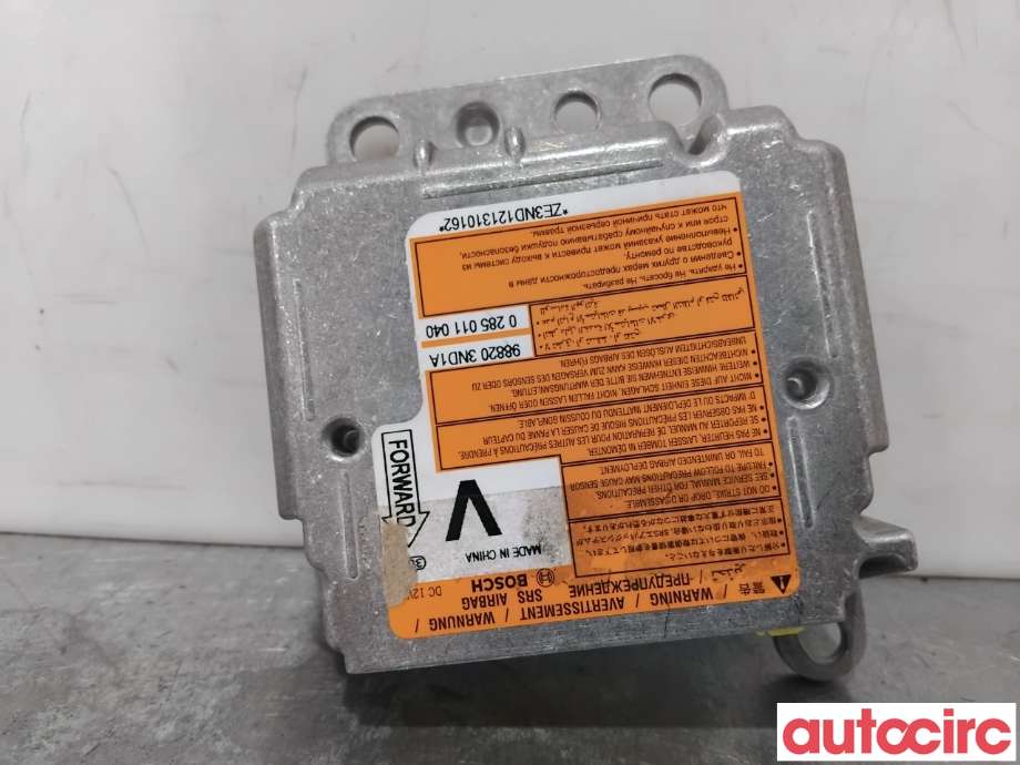 Airbag elektronikk til Nissan Leaf, 2011-2017 (Type I)  (NISSAN|K88203ND1A)