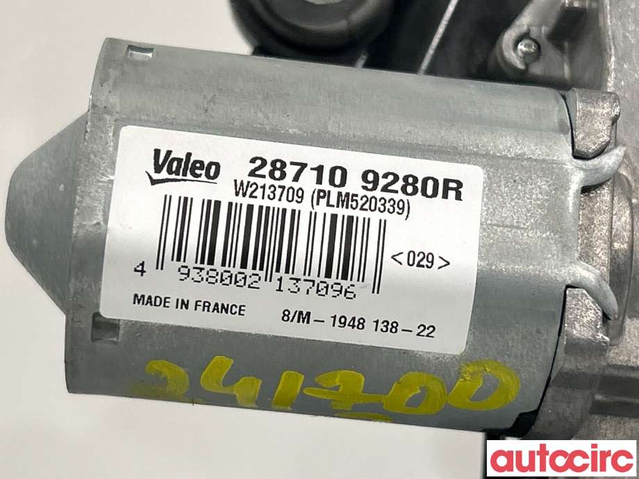 Viskermotor bakrute til Renault Megane 2016-->> Type IV  (RENAULT|287109280R)