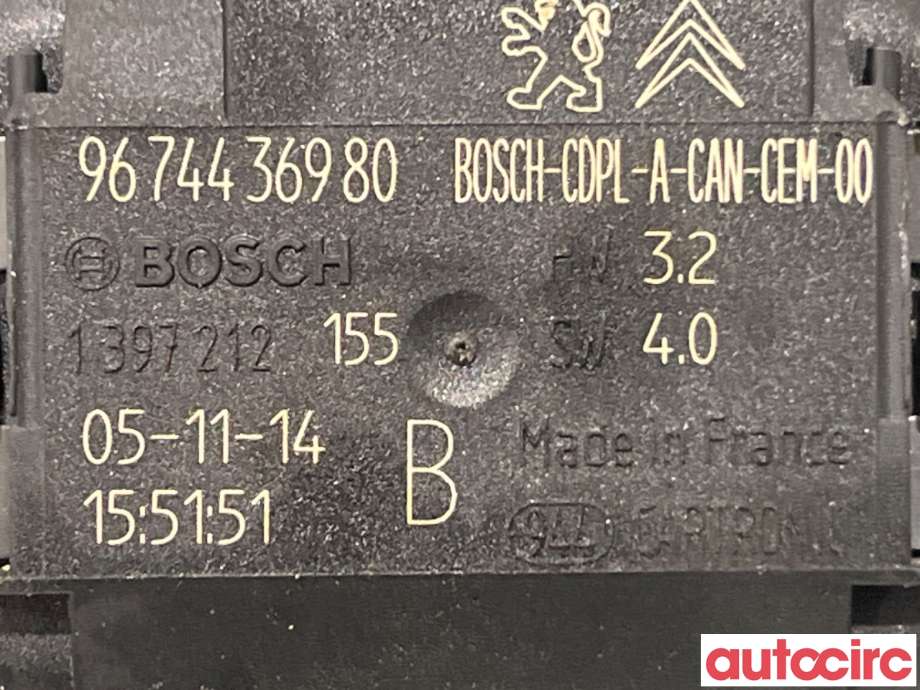 Sensor regnsensor til Peugeot 3008 2009-2016 (Type I)  (PEUGEOT|6405PF|1397212155|9674436980)