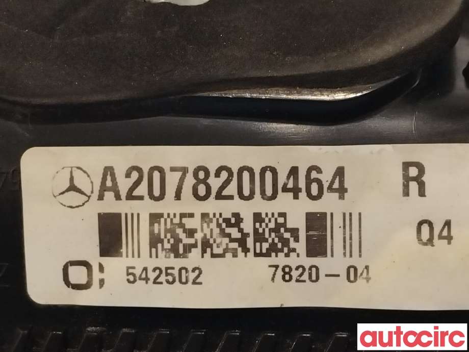 Baklykt høyre indre til Mercedes E-Klasse, Coupe/Cab 2009-2013 (Fase 1) (C207) (C207) (MERCEDES|A2078200464)