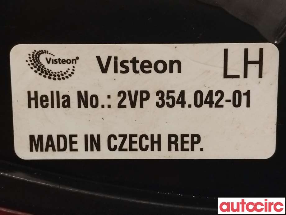 Baklykt venstre til VW Caddy 2004-2010 (Type III, Fase 1)  (VOLKSWAGEN|2K0945095N|2VP354042)