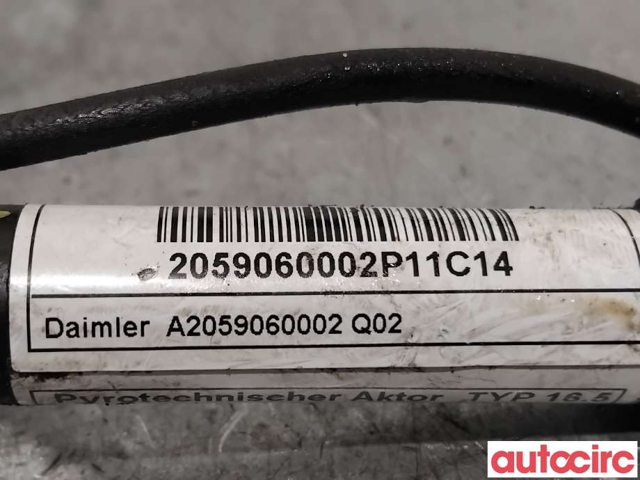 Airbag diverse til Mercedes C-Klasse 2014-2018 (Fase 1) (W205) (W205) (MERCEDES|A2059060002|)