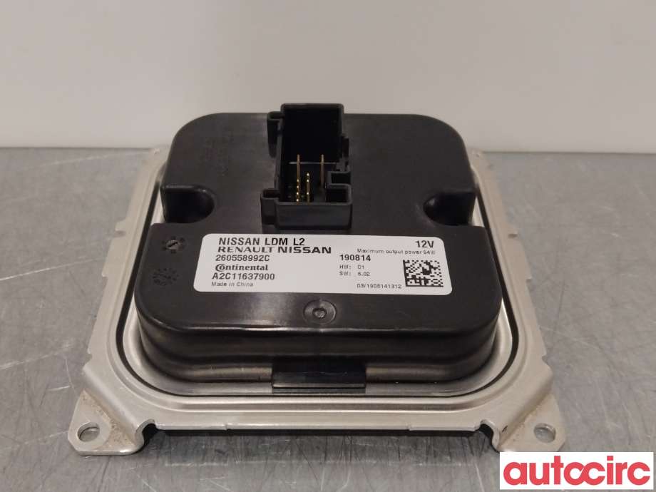 Styreenhet xenon/ballast til Nissan Leaf 2018-->> (Type II)  (NISSAN|260558992C)