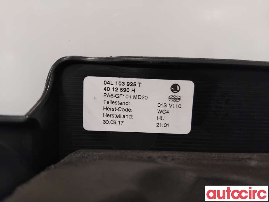 Motordeksel over motor til Škoda Octavia 2017-2020 (Type III, Fase 2)  (SKODA|04L103925T|)