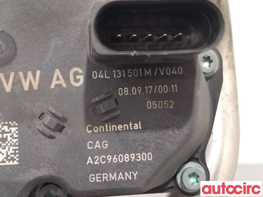 EGR-ventil til Škoda Octavia 2017-2020 (Type III, Fase 2)  (SKODA|04L131512BQ|A2C96089300|04L131501M)