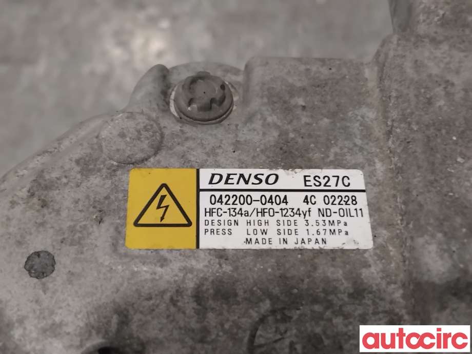 Aircondition kompressor til Lexus CT 2010-2020  (LEXUS|8837076020|042200-0404|)