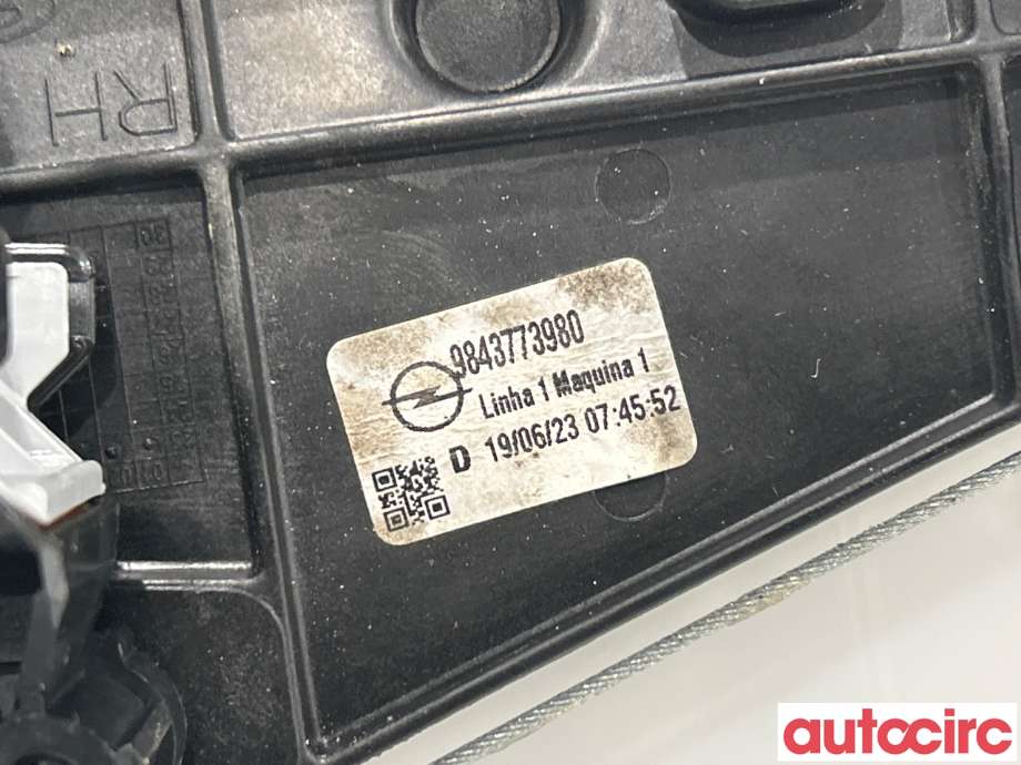 Ruteheis høyre bak til Opel Mokka E 2020-->> (Type II)  (OPEL|9843773980)