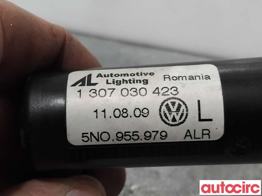 Lyktespylerdyse til VW Tiguan 2007-2011 (Type I, Fase 1)  (VOLKSWAGEN|5N0955103|1307030423|5N0955979)