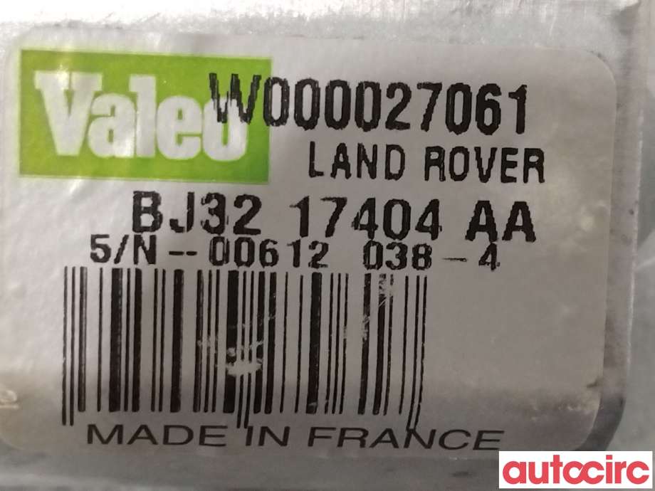 Viskermotor bakrute til Land Rover Range Rover, Evoque 2011-2019 (Type I)  (LAND-ROVER|LR024226|BJ3217404AA)