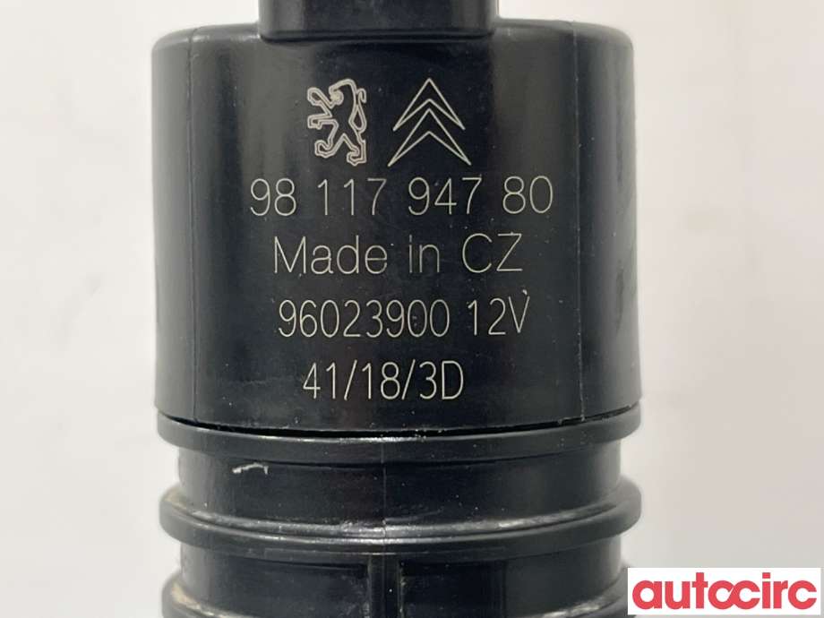 Spylerpumpe foran til Peugeot Expert 2016-->> (Type III)  (PEUGEOT|9811794780|960230900)
