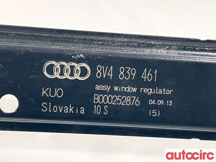Ruteheis til Audi A3 2012-2016 (Type III, Fase 1)  (AUDI|8V4839461|)