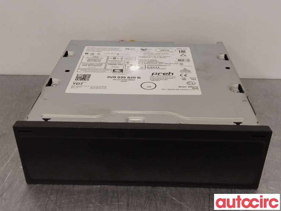 Bilstereo diverse til Škoda Superb 2015-->> (Type III)  (SKODA|3V0035820P|3V0035820B)