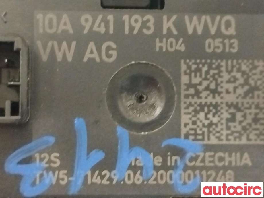 Bryter diverse til VW ID.3 2020-->>  (VOLKSWAGEN|10A941193K)