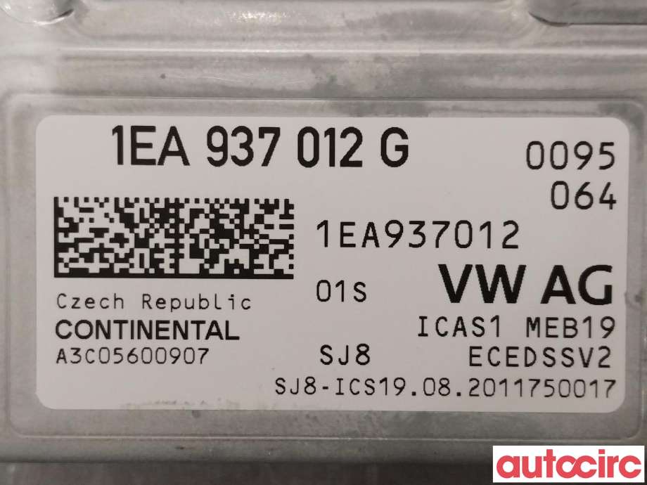 Diverse deler til VW ID.3 2020-->>  (VOLKSWAGEN|1EA937012AD|1EA937012G)
