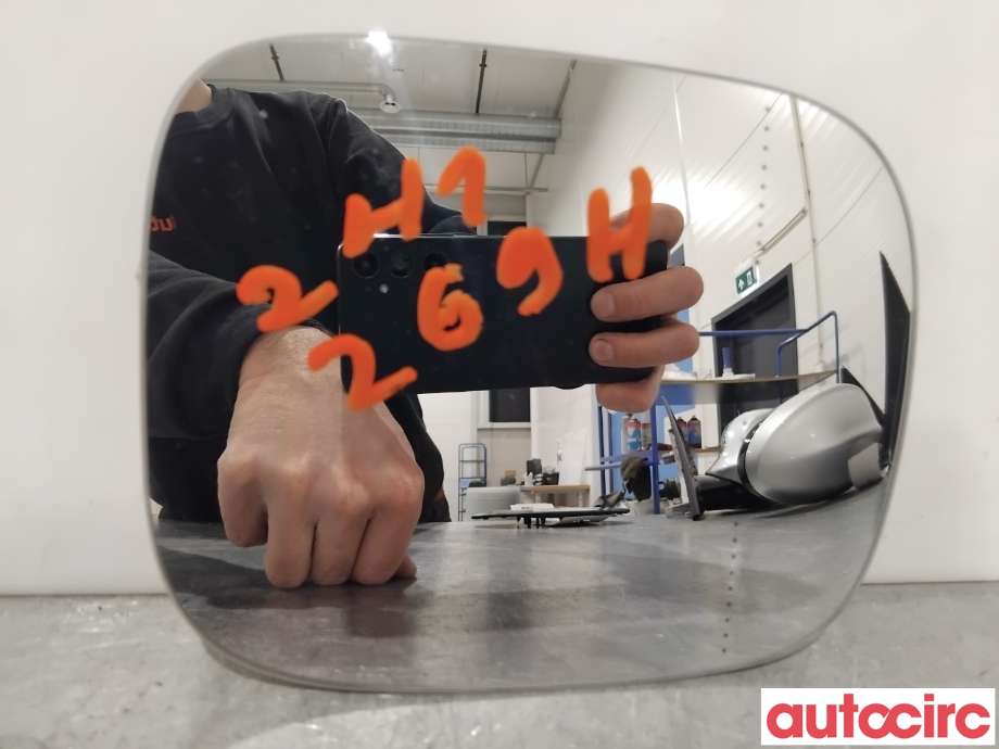 Speilglass høyre til Volvo XC70 2014-2016 (Type II, Fase 2) (VOLVO|31297396|)