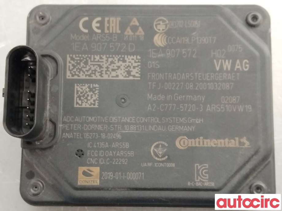 Sensor radar til VW ID.3 2020-->>  (VOLKSWAGEN|1EA907572H|1EA907572)