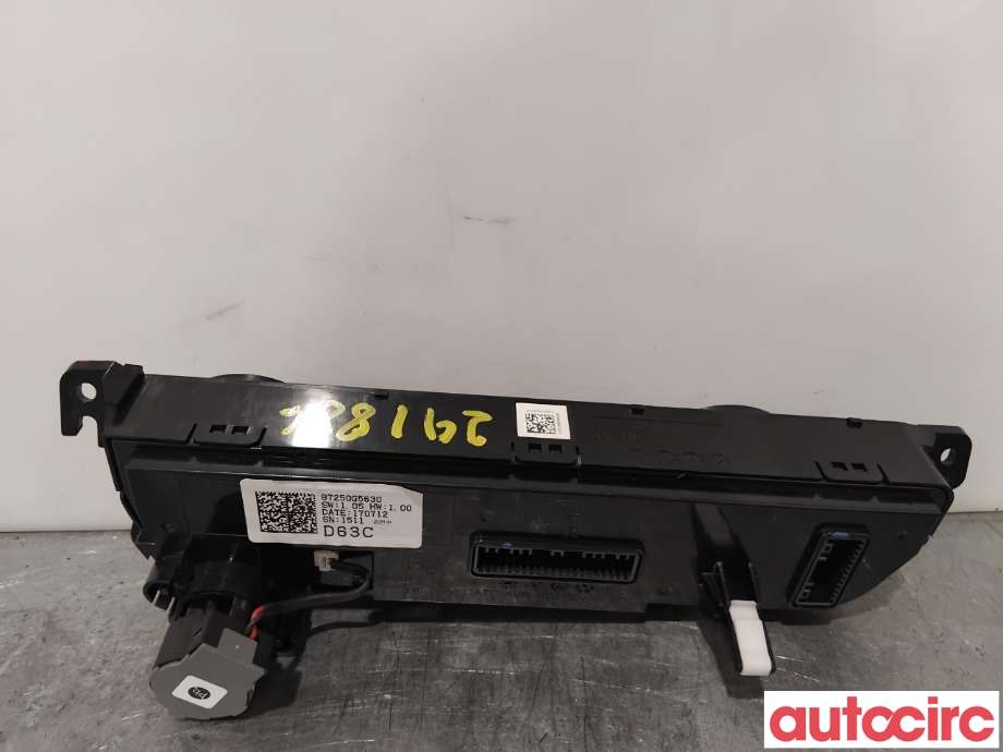 Varmeapparat betjening til Kia Niro 2016-2021  (KIA|97250G5630CA||97250G5630)