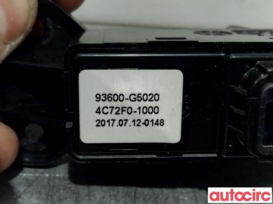 Bryter diverse til Kia Niro 2016-2021  (KIA|93600G5020||93600-G5020)