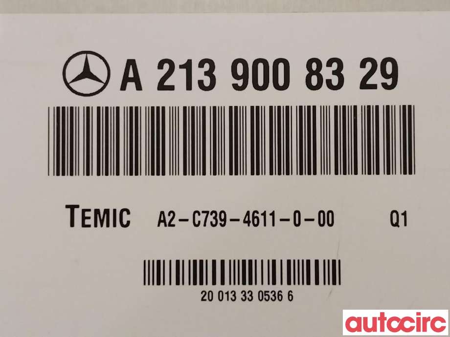 Styreenhet nivå/luftfjæring til Mercedes EQC 2019-->>  (MERCEDES|A2139006231|A2139008329)