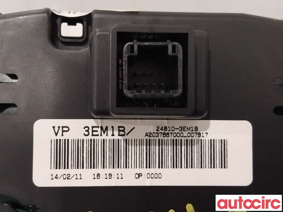 Instrumentpanel til Nissan Leaf 2011-2017 (Type I)  (NISSAN|248103EM1B|A2C37887000|24810-3EM1B)