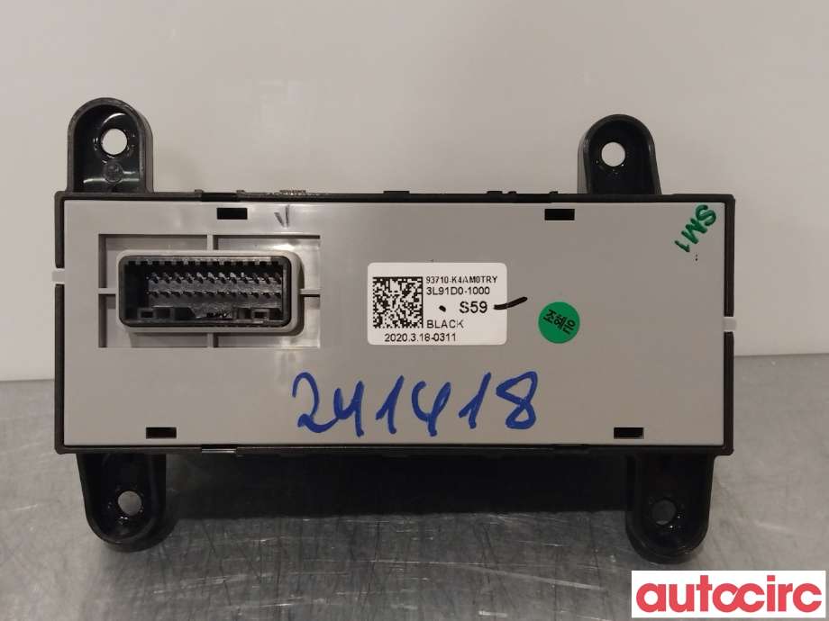 Bryter diverse til Hyundai Kona 2017-2021 (Type I, Fase 1)  (HYUNDAI|93710K4AM0TRY)