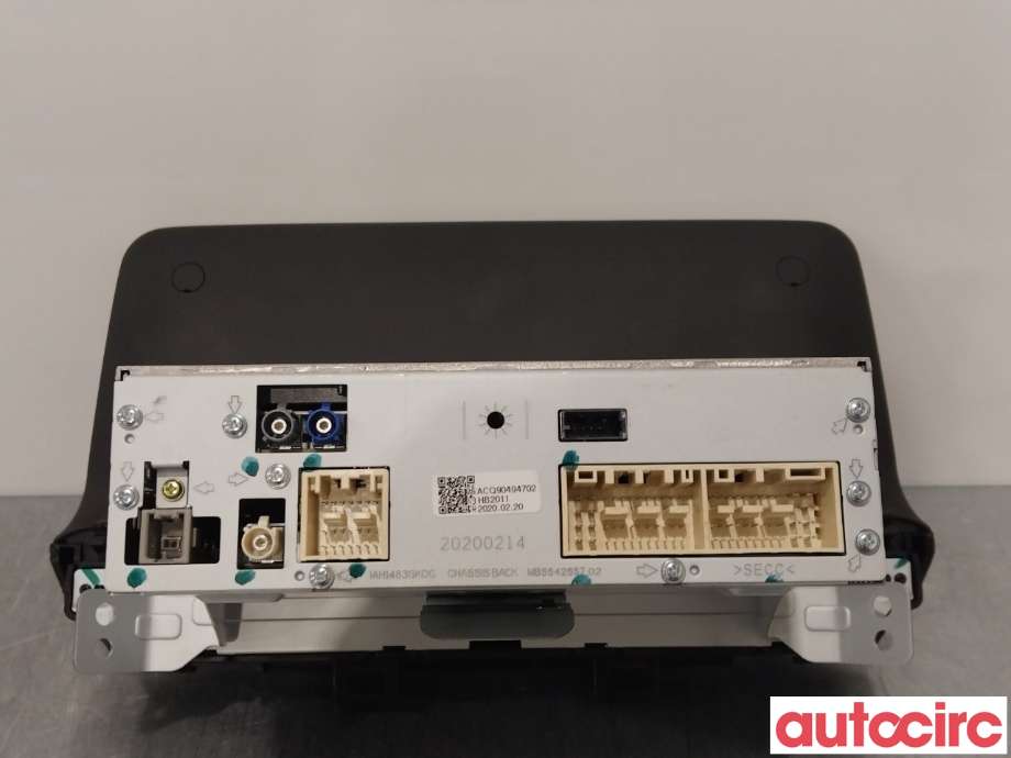 Multimedia display (MCU - Media Controller Unit) til Hyundai Kona 2017-2021 (Type I, Fase 1)  (HYUNDAI|96560K4120TRY)