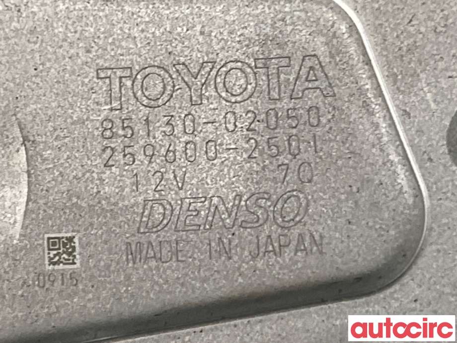 Viskermotor bakrute til Toyota Auris 2013-2015 (Type II, Fase 1)  (TOYOTA|8513002050|259600-2501|85130-02050)