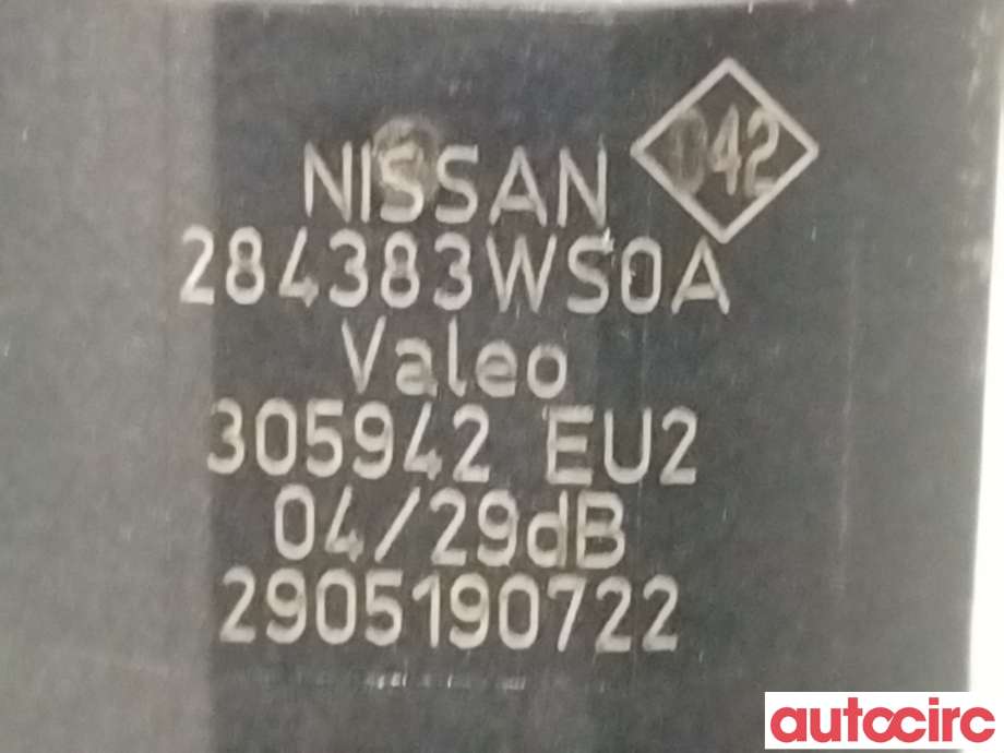 Parkeringssensor bak til Nissan Micra 2017-->> (K14) (K14) (NISSAN|284383WS0A)