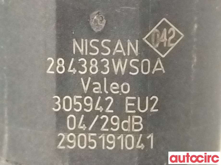 Parkeringssensor bak til Nissan Micra 2017-->> (K14) (K14) (NISSAN|284383WS0A)