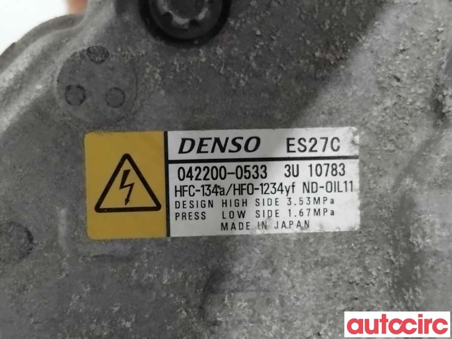 Aircondition kompressor til Toyota RAV4 2016-2019 (Type IV, Fase 2)  (TOYOTA|8837033030|042200-0533|)