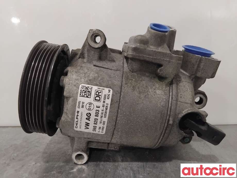 Aircondition kompressor til Škoda Octavia 2009-2013 (Type II, Fase 2)  (SKODA|5N0820803HX|6CVC140|5N0820803E)