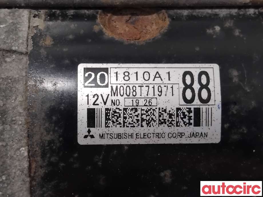 Starter diesel til Mitsubishi ASX 2010-2019  (MITSUBISHI|1810A188|M008T71971)