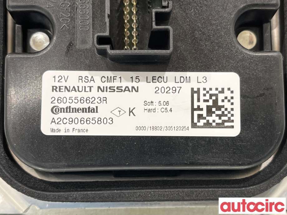 Styreenhet xenon/ballast til Renault Zoe 2013-2019 (Fase 1)  (RENAULT|260556623R|A2C90665803)