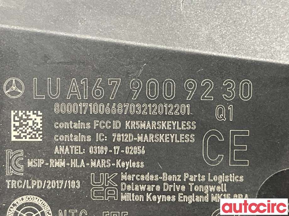 Styreenhet tenning til Mercedes EQA 2021-->> (MERCEDES|A1679001433||A1679009230)